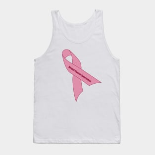 Pink Breast Cancer Awareness Ribbon Tank Top